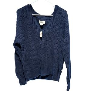 PINK Victoria’s secret’s Navy Blue Knit sweater